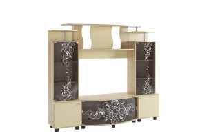 Мини-стенка Зефир люкс арт. T-019.1 в Урае - uray.ok-mebel.com | фото 3