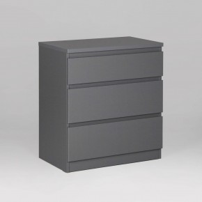2.03.02.060.4 КАСТОР комод 3 ящика RU серый в Урае - uray.ok-mebel.com | фото