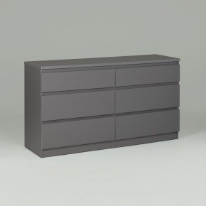 2.03.02.080.4 КАСТОР комод 6 ящиков RU серый в Урае - uray.ok-mebel.com | фото