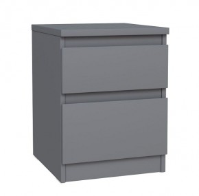 2.03.03.050.4 КАСТОР тумба 2 ящика RU серая в Урае - uray.ok-mebel.com | фото