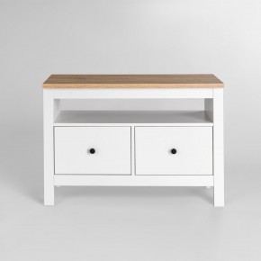 2.08.03.080.14 САГА тумба 2 ящика белая/ясень RU в Урае - uray.ok-mebel.com | фото 2