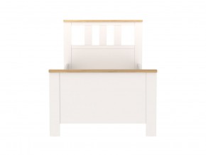 2.08.04.050.14 САГА кровать одинарная 90х200 белая/ясень в Урае - uray.ok-mebel.com | фото