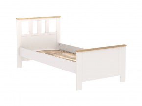 2.08.04.050.14 САГА кровать одинарная 90х200 белая/ясень в Урае - uray.ok-mebel.com | фото 2