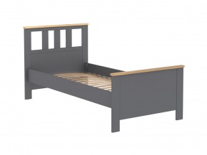 2.08.04.050.15 САГА кровать одинарная 90х200 серая/ясень в Урае - uray.ok-mebel.com | фото