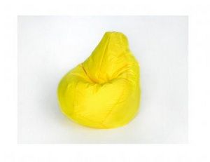 Кресло-мешок Груша малое желтое в Урае - uray.ok-mebel.com | фото 1