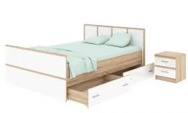 Кровать 900 Сакура с ящиками в Урае - uray.ok-mebel.com | фото 2