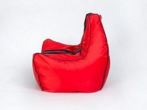 Бескаркасное кресло Авто красно-черное в Урае - uray.ok-mebel.com | фото 3