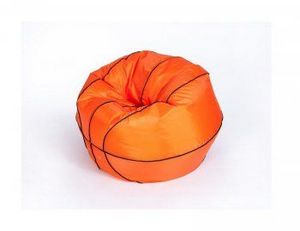 Кресло-мешок Баскетбольный мяч большой оранжево-черное в Урае - uray.ok-mebel.com | фото 3