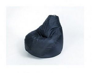 Кресло-мешок Груша малое черное в Урае - uray.ok-mebel.com | фото 1