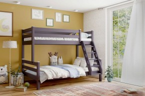 АДЕЛЬ Кровать двухъярусная с наклонной лестницей (лаванда) в Урае - uray.ok-mebel.com | фото 1
