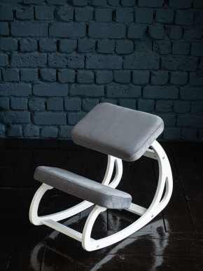 Балансирующий коленный стул Конёк Горбунёк (Белый) в Урае - uray.ok-mebel.com | фото 3