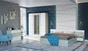 БАРИ Спальня (Дуб Сонома/Белый) модульная в Урае - uray.ok-mebel.com | фото