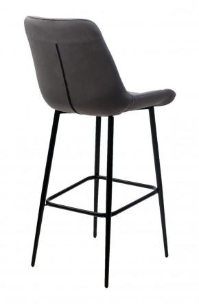Барный стул ХОФМАН, цвет H-14 Серый, велюр / черный каркас М-City в Урае - uray.ok-mebel.com | фото 4