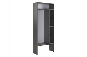 БАСКО Прихожая К1 (графит) в Урае - uray.ok-mebel.com | фото 7