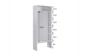 БАСКО Прихожая К5 (кашемир) в Урае - uray.ok-mebel.com | фото 9