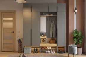 БАСКО Прихожая К7 (графит) в Урае - uray.ok-mebel.com | фото 15