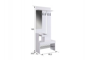 БАСКО Прихожая (модульная) кашемир в Урае - uray.ok-mebel.com | фото 3