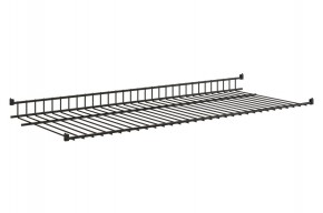 БАСКО Полка сотовая L800 (черный муар) в Урае - uray.ok-mebel.com | фото