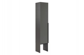БАСКО Шкаф однодверный L400 (графит) в Урае - uray.ok-mebel.com | фото