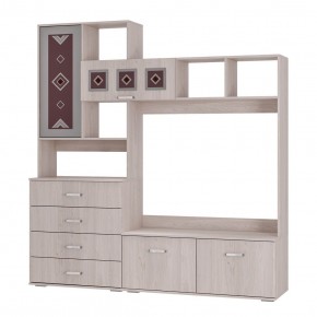 БЕЛЛА Центральная секция (ясень белый) в Урае - uray.ok-mebel.com | фото