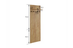 БОДРУМ Прихожая (модульная) дуб крафт золотой в Урае - uray.ok-mebel.com | фото 2
