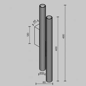 Бра Maytoni Calipso C082WL-24W2.7K-B в Урае - uray.ok-mebel.com | фото 5