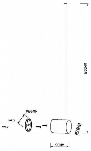 Бра Maytoni Light stick MOD237WL-L6BS3K в Урае - uray.ok-mebel.com | фото 4