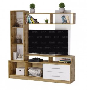 ДАРЬЯ Гостиная (Дуб Вотан/Белый глянец) в Урае - uray.ok-mebel.com | фото 5