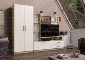 ДАРЬЯ Гостиная (Крафт серый/Крафт белый) модульная в Урае - uray.ok-mebel.com | фото