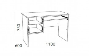 Детская Фанк Стол для компьютера НМ 009.19-05 М2 в Урае - uray.ok-mebel.com | фото 3