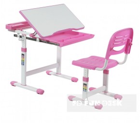 Комплект парта + стул трансформеры Cantare Pink в Урае - uray.ok-mebel.com | фото