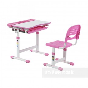 Комплект парта + стул трансформеры Cantare Pink в Урае - uray.ok-mebel.com | фото 2