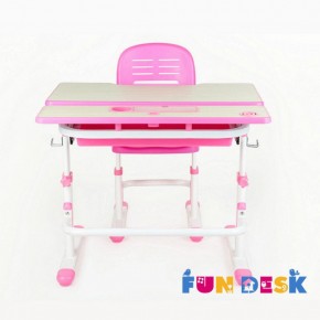 Парта-трансформер + стул Lavoro Pink в Урае - uray.ok-mebel.com | фото 4