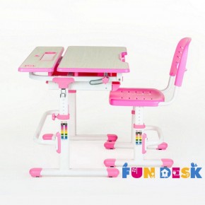 Парта-трансформер + стул Lavoro Pink в Урае - uray.ok-mebel.com | фото 5