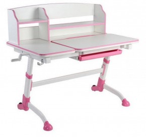 Парта-трансофрмер Amare II Pink с надстройкой в Урае - uray.ok-mebel.com | фото 3