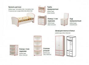 Набор мебели для детской Юниор-10 (с кроватью 800*1600) ЛДСП в Урае - uray.ok-mebel.com | фото 2