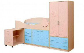 Набор мебели для детской Юниор -12.2 (700*1860) МДФ матовый в Урае - uray.ok-mebel.com | фото 1