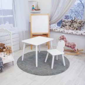 Детский комплект стол и стул «Облачко» Rolti Baby (белый/белый, массив березы/мдф) в Урае - uray.ok-mebel.com | фото 2