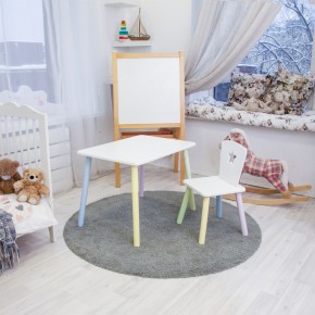 Детский комплект стол и стул «Звезда» Rolti Baby (белый/цветной, массив березы/мдф) в Урае - uray.ok-mebel.com | фото 2