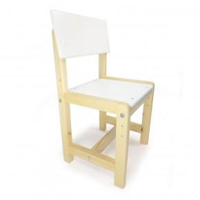 Детский растущий комплект стол и стул  Я САМ "Лофт" (Белый, Сосна) в Урае - uray.ok-mebel.com | фото 6