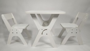 Детский растущий стол-парта и два стула Я САМ "Умка-Дуо" (Белый) в Урае - uray.ok-mebel.com | фото
