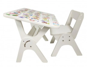 Детский растущий стол-парта и стул Я САМ "Умка" (Алфавит) в Урае - uray.ok-mebel.com | фото 3