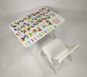 Детский растущий стол-парта и стул Я САМ "Умка" (Алфавит) в Урае - uray.ok-mebel.com | фото 4