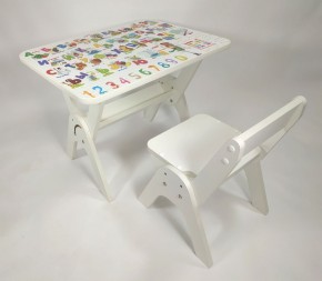Детский растущий стол-парта и стул Я САМ "Умка" (Алфавит) в Урае - uray.ok-mebel.com | фото 6