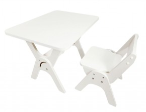 Детский растущий стол-парта и стул Я САМ "Умка" (Белый) в Урае - uray.ok-mebel.com | фото 1