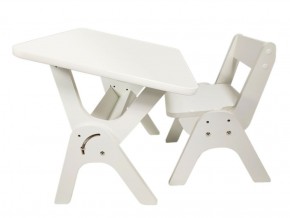 Детский растущий стол-парта и стул Я САМ "Умка" (Белый) в Урае - uray.ok-mebel.com | фото 2