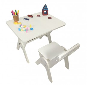 Детский растущий стол-парта и стул Я САМ "Умка" (Белый) в Урае - uray.ok-mebel.com | фото 3