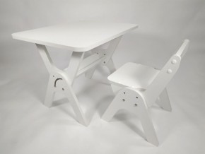 Детский растущий стол-парта и стул Я САМ "Умка" (Белый) в Урае - uray.ok-mebel.com | фото 4