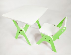 Детский растущий стол-парта и стул Я САМ "Умка" (Зеленый) в Урае - uray.ok-mebel.com | фото