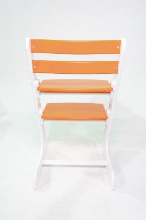 Детский растущий стул Конёк Горбунёк Комфорт ( Бело-оранжевый) в Урае - uray.ok-mebel.com | фото 5